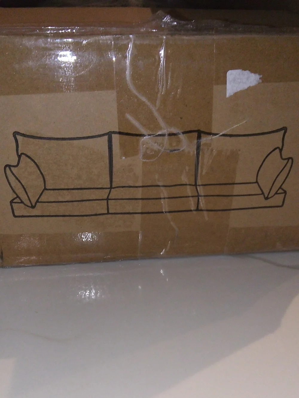 NWT 8-Piece Outdoor RattaPatio Cushion Cover, Replacement Slipcovers Grey